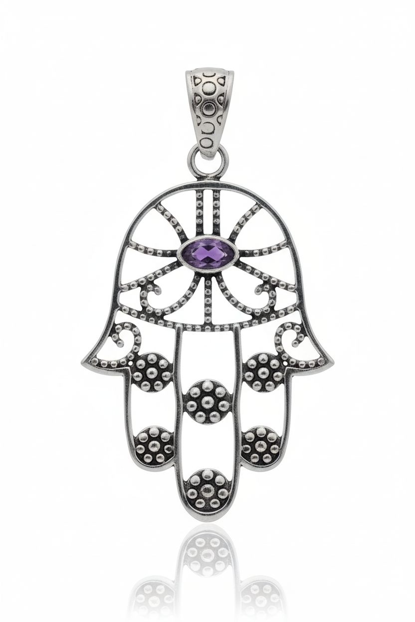 Imperial Hamsa Neckpiece