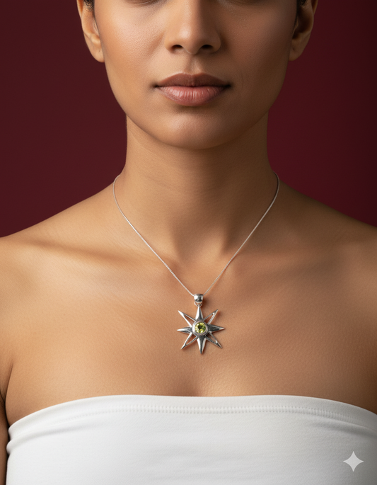 Lime Burst Neckpiece