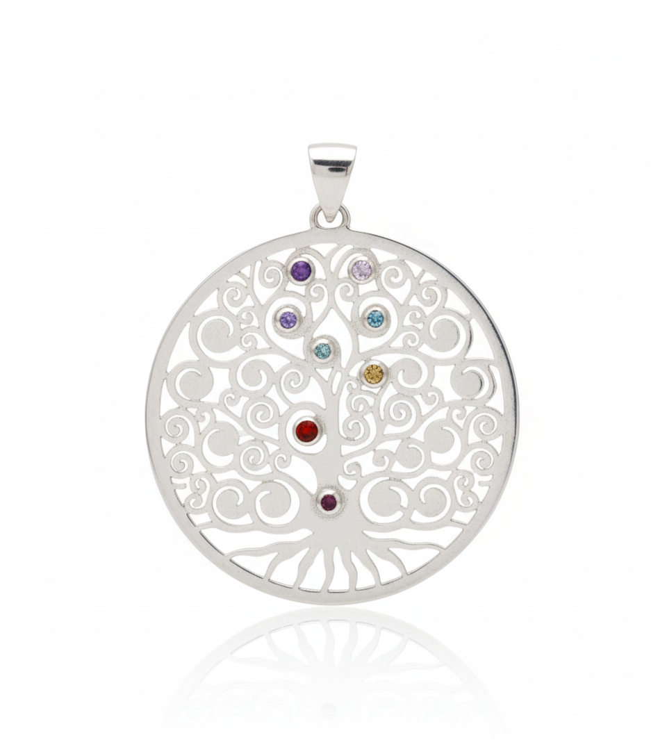 Chakra Tree Neckpiece