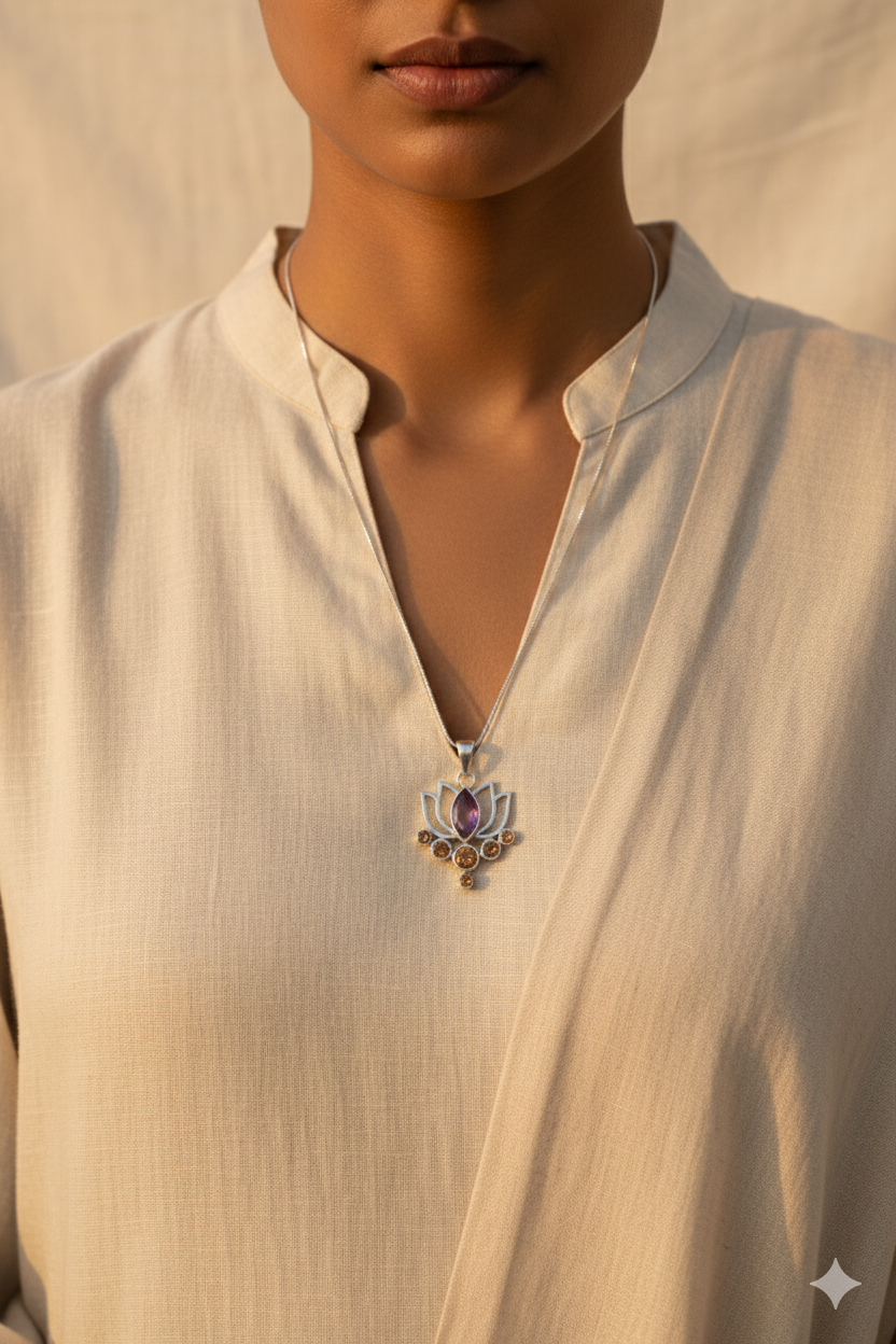 Lotus Awakening Neckpiece