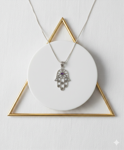 Imperial Hamsa Neckpiece