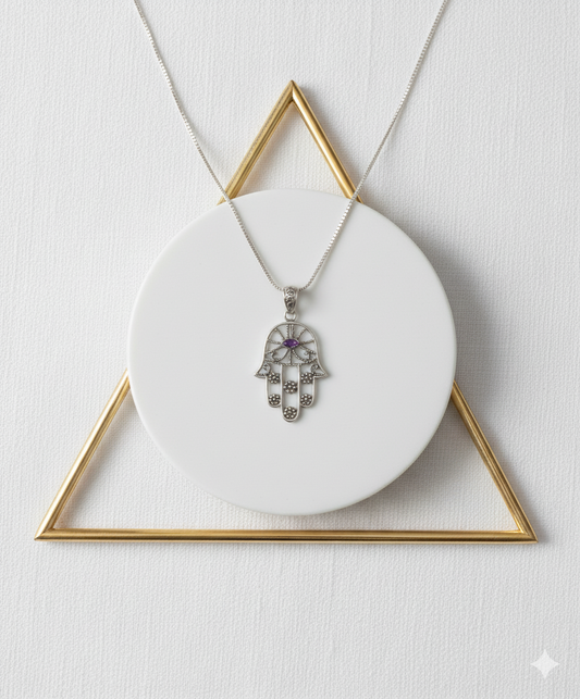 Imperial Hamsa Neckpiece