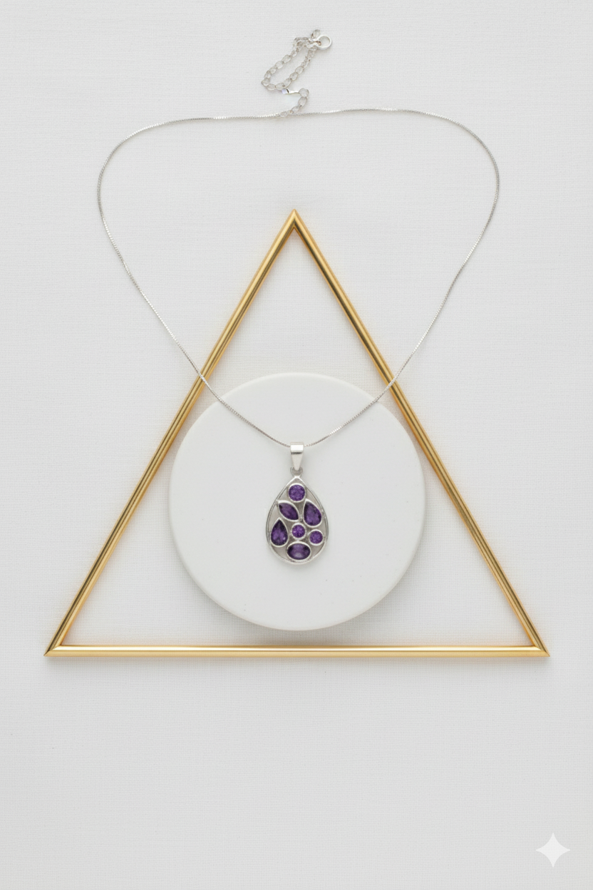 Jeweled Drop Neckpiece