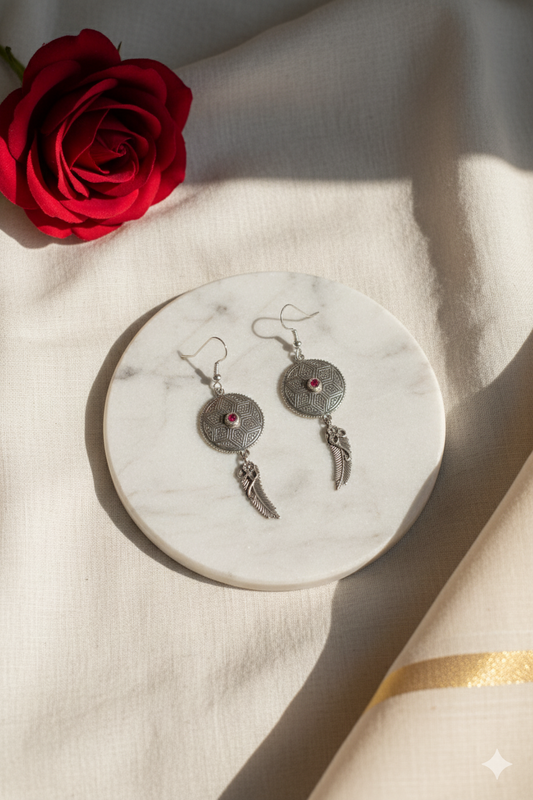 Crimson Mandala Drops