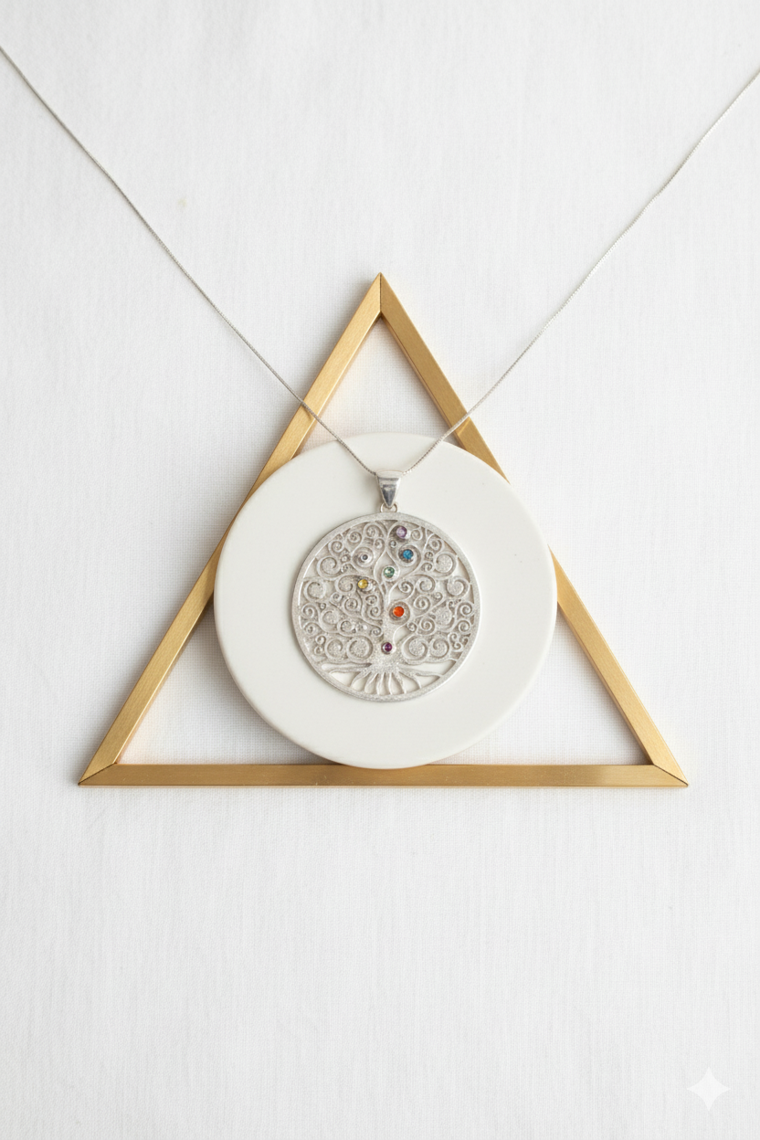 Chakra Tree Neckpiece