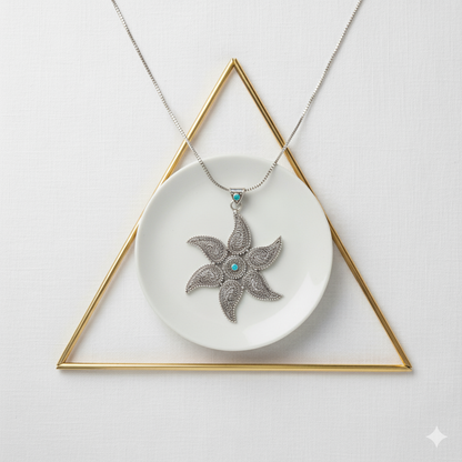 Turquoise Star Neckpiece