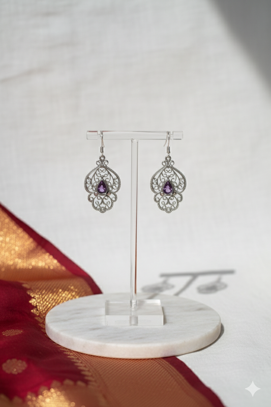 Victorian Amethyst Earrings