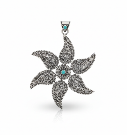 Turquoise Star Neckpiece