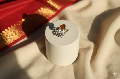 Mystic Tiger Spiral Ring