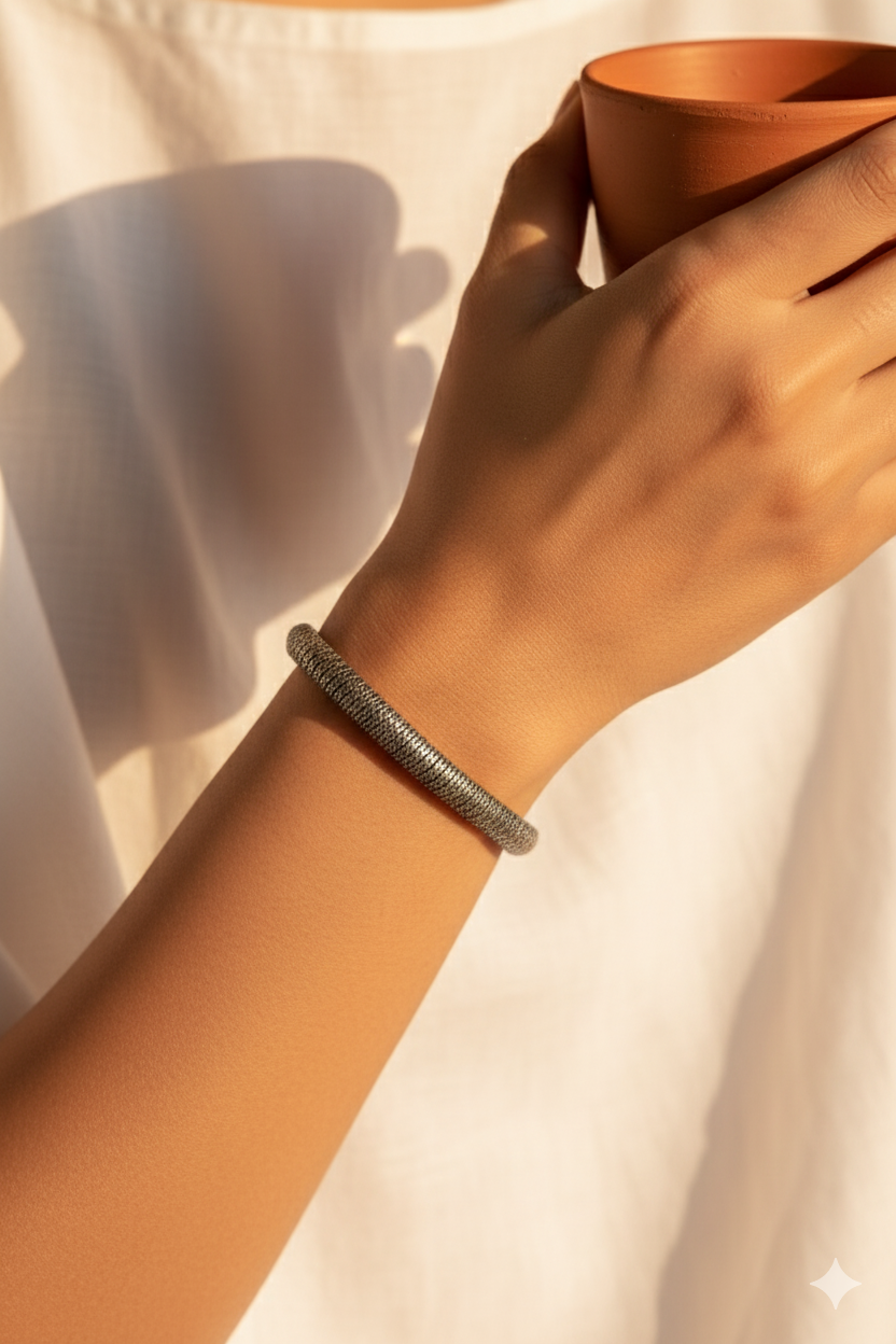 Premium Sterling Silver Mesh Bracelet