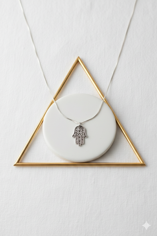 Artisanal Hamsa Neckpiece