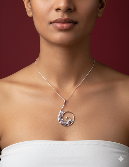 Serenity Spiral Neckpiece