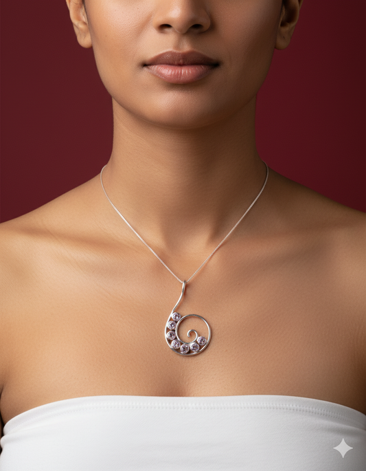 Serenity Spiral Neckpiece